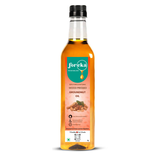 Foreka Wood Pressed Groundnut Oil - 1L