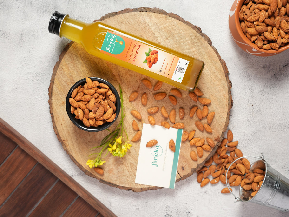 Foreka Wood Pressed Almond Oil - 250ML