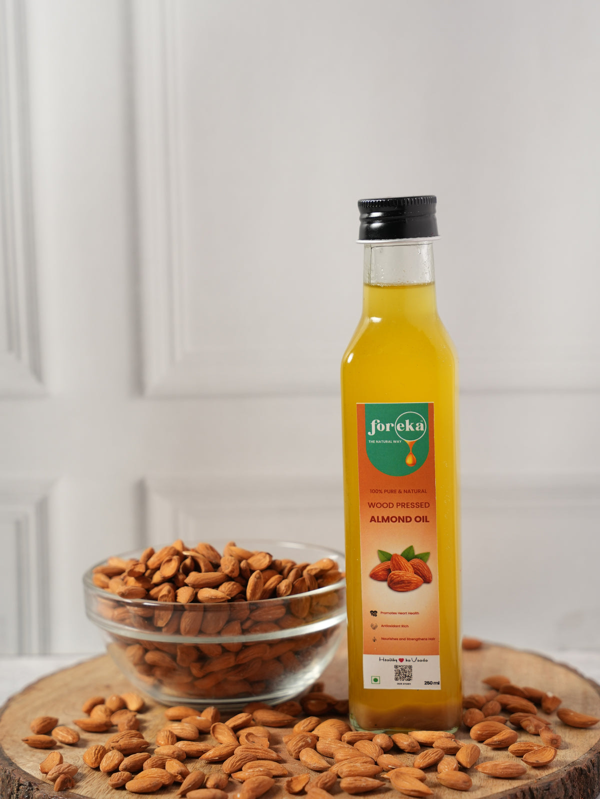 Foreka Wood Pressed Almond Oil - 250ML