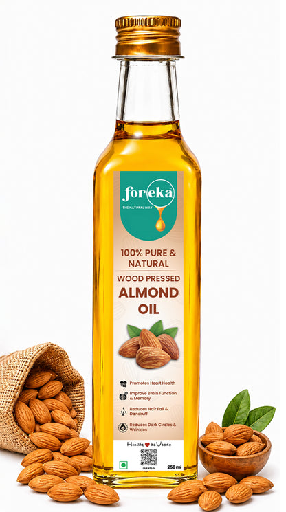 Foreka Wood Pressed Almond Oil - 250ML