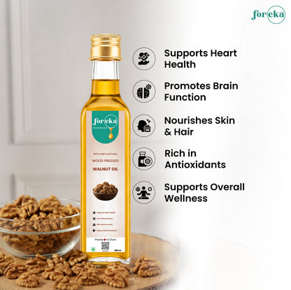 Foreka Wood Pressed Walnut Oil - 100ML