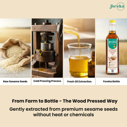 Foreka Wood Pressed Sesame Oil - 500ML