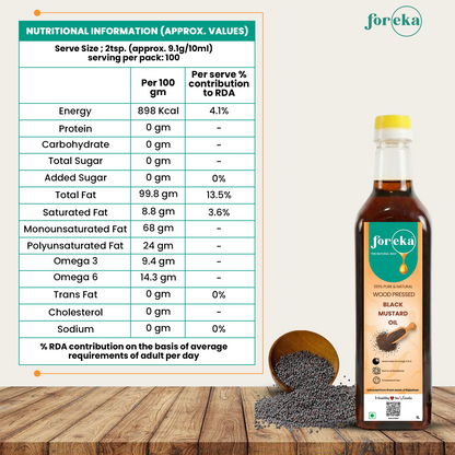 Foreka Wood Pressed Groundnut Oil - 500ML