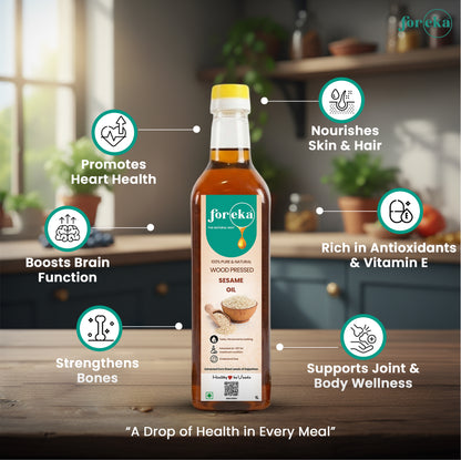 Foreka Wood Pressed Sesame Oil - 500ML