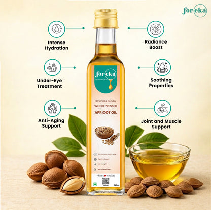 Foreka Wood Pressed Apricot Oil - 250ML