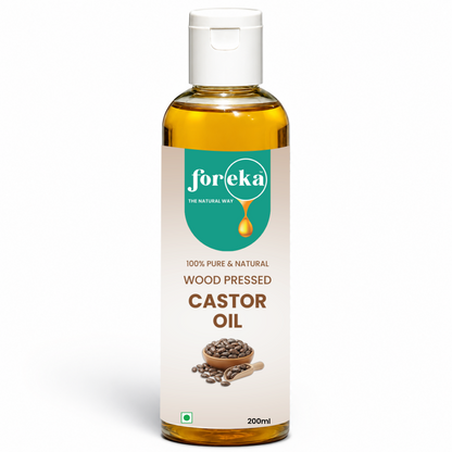 Foreka Wood Pressed Castor Oil - 200 ml