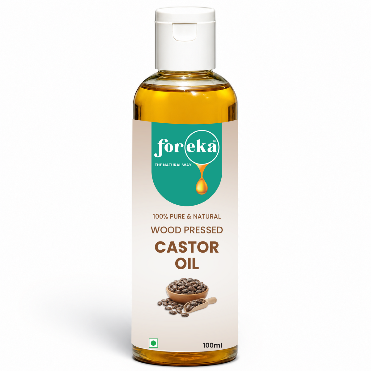 Foreka Wood Pressed Castor Oil - 100ML