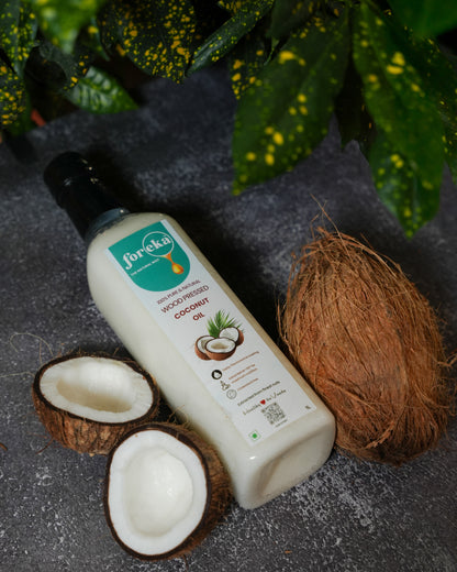 Foreka Wood Pressed Coconut Oil - 1L