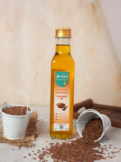 Foreka Wood Pressed Flaxseed Oil - 100ML