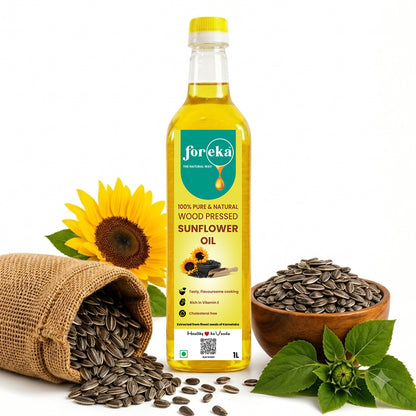 Foreka Wood Pressed Sunflower Oil - 1L