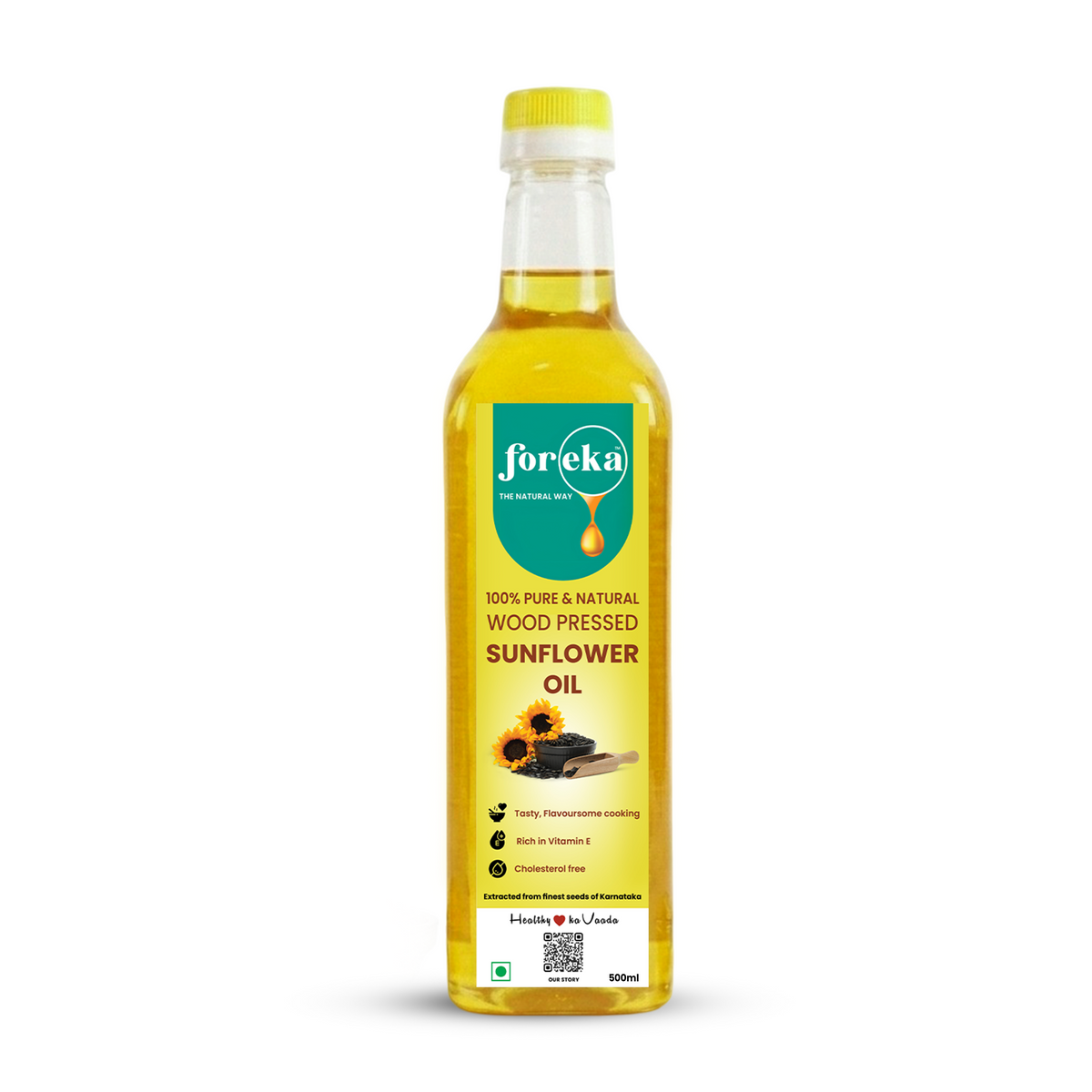Foreka Wood Pressed Sunflower Oil - 500ML