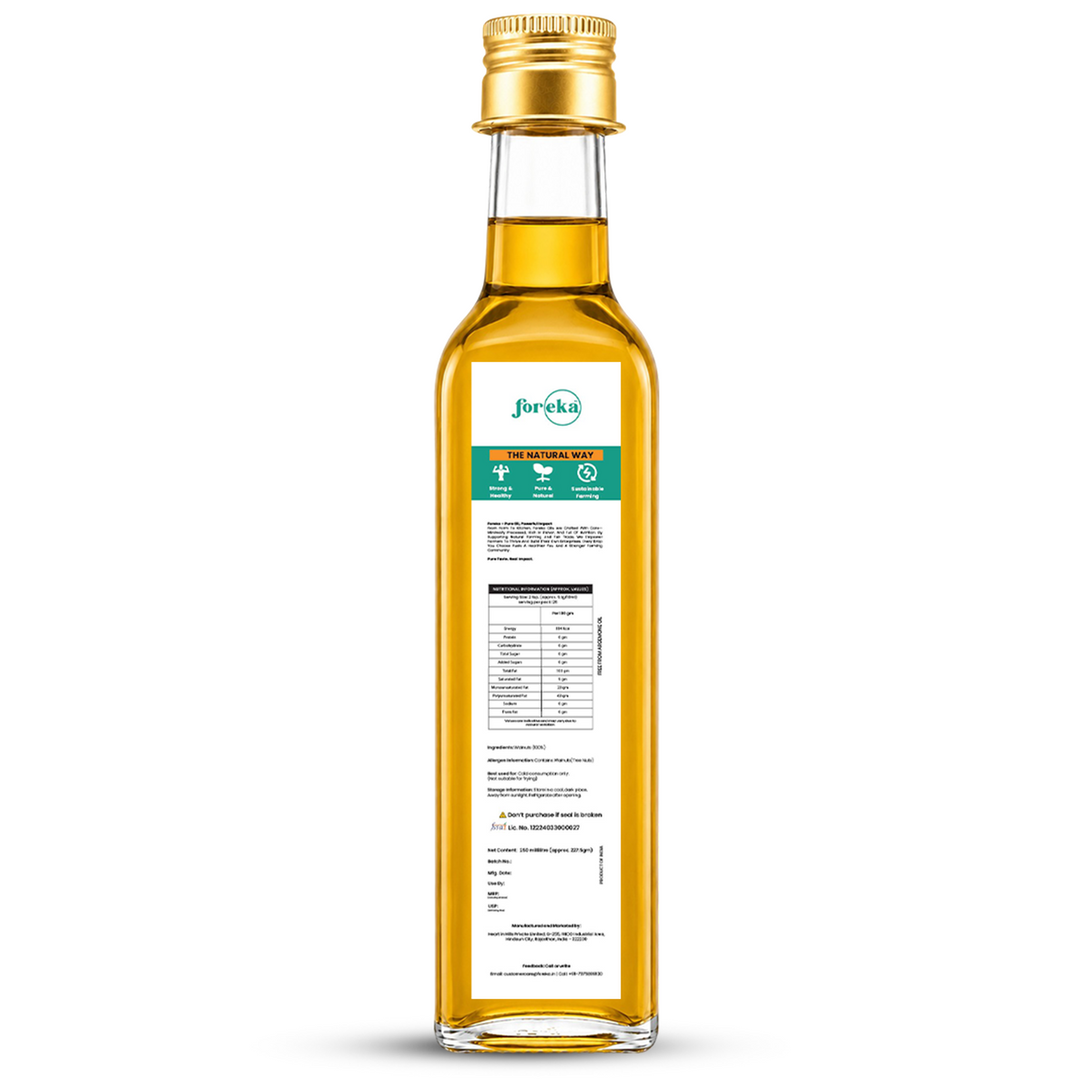 Foreka Wood Pressed Walnut Oil - 250ML